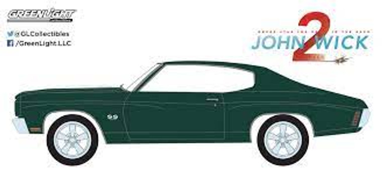 Greenlight #44780-F 1970 Chevrolet Chevelle SS 396-John Wick 2