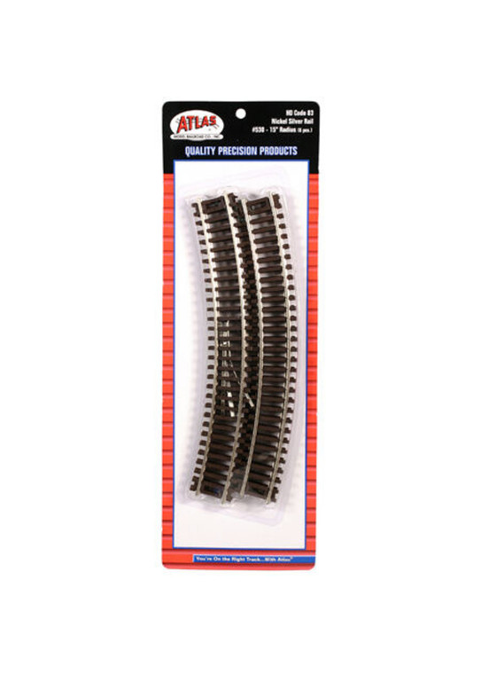 Atlas #ATL530 Code 83 15" Radius Curve (6)