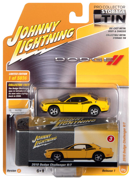 Johnny Lightning #JCT006 1/64 2010Dodge Challenger R/T-Detonator Yellow