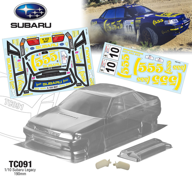 Team C #TC091-5 1/10 Subaru Legacy (190mm)