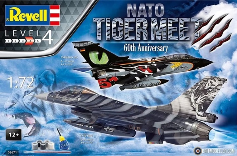 Revell #05671 1/72 NATO Tiger Meet-60th Anniversary Gift Set