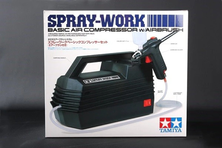 Tamiya # 74520 Spray-work Air Brush Set with Compressor & AC Adaptor
