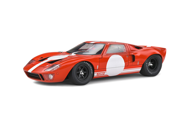 Solido #S1803005 1/18 1968 Ford GT40 Mk.1-Red Racing