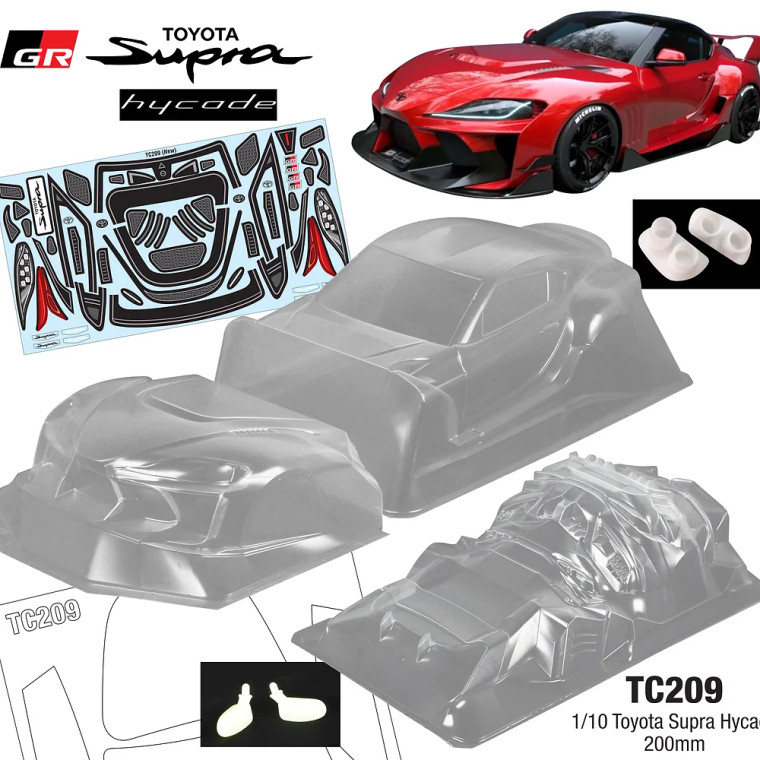 Team C #TC209 1/10 Toyota Supra Hycade 200mm