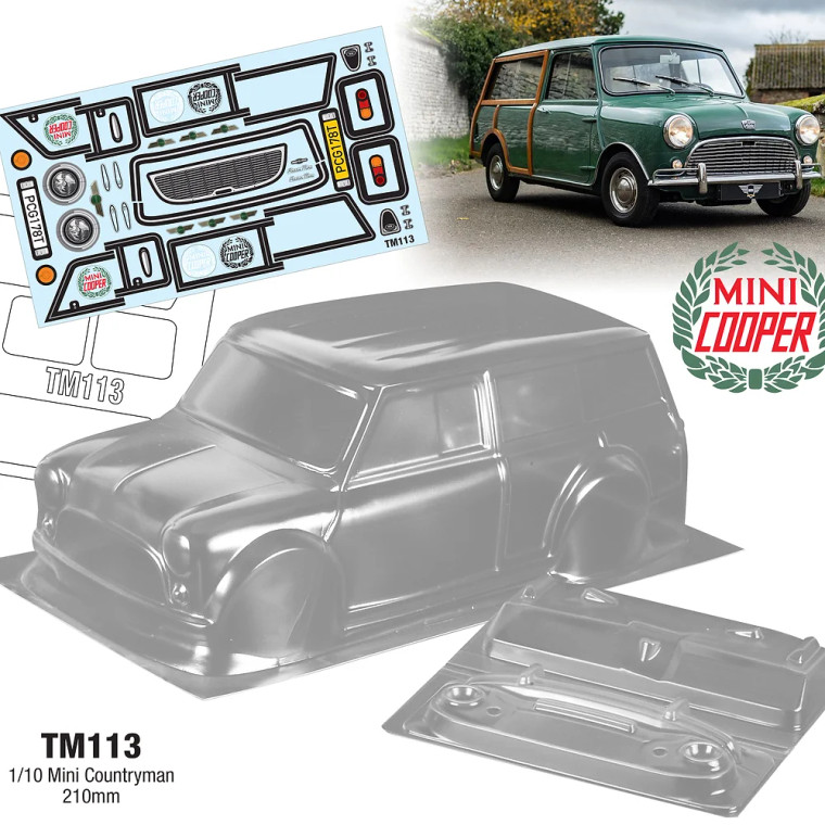 Team C #TM113 1/10 Mini Countryman-210mm