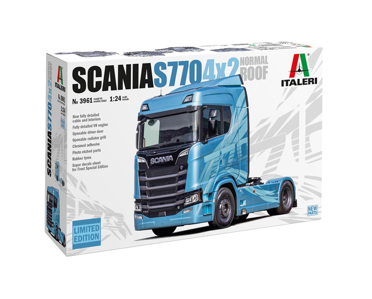 Italeri # 3961 1/24 Scania S770 4x2 Normal Roof - LIMITED EDITION