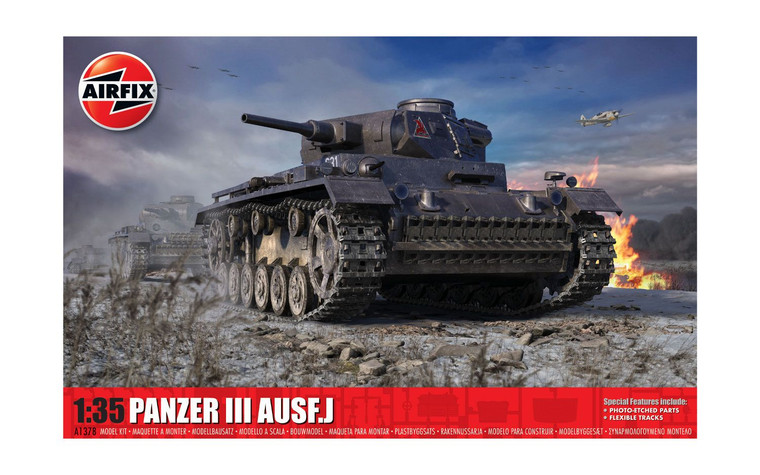 Airfix # A1378  1/35 Panzer III AUSF J