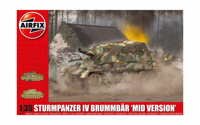 Airfix # A1376  1/35 Sturmpanzer IV Brummbar (Mid Version)