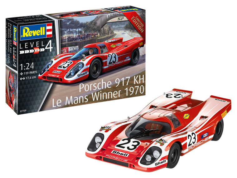 Revell # 07709 1/24 Porsche 917K Le Mans Winner 1970