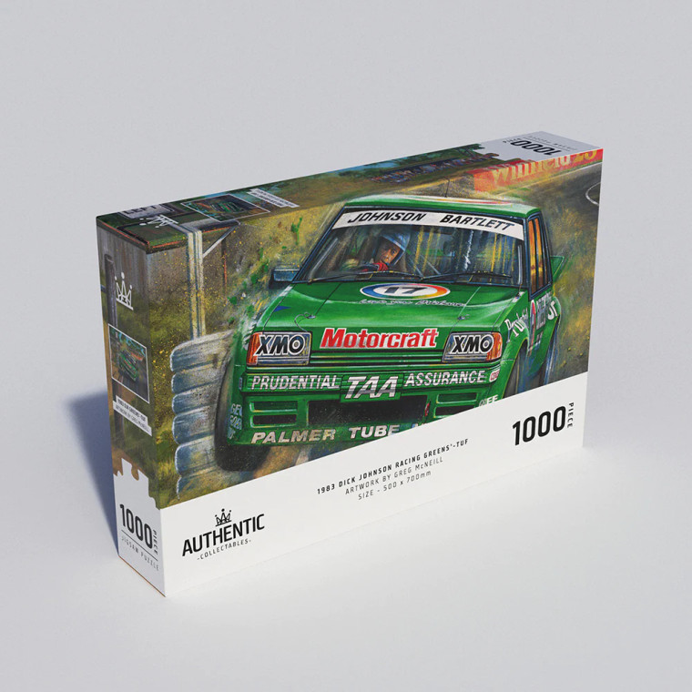 Authentic Collectables #AC1000P015 1983 Dick Johnson Racing-Green Tuf 1000 Piece Jigsaw Puzzle