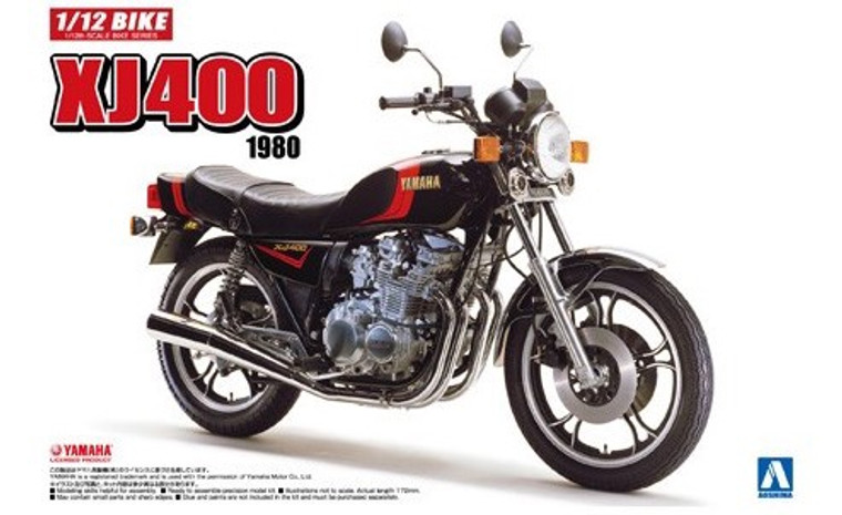 Aoshima #5333 1/12 Yamaha XJ400 1980 Motorbike