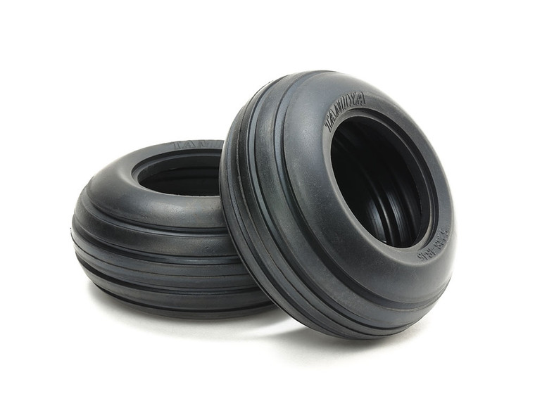 Tamiya # 54865 RC RIBBED FRONT BUBBLE TIRES