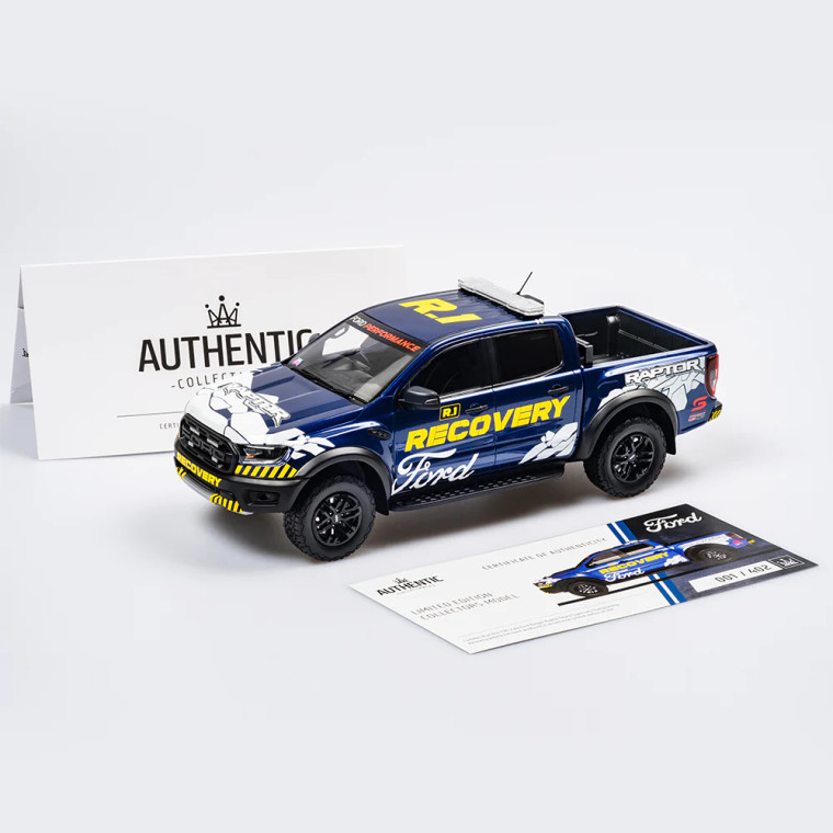 Authentic Collectables #ACR18FRR21A - 1:18 Ford Ranger Raptor - Supercars Recovery Vehicle