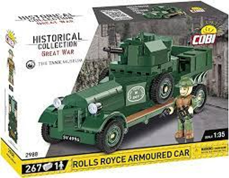 COBI #2988 Rolls-Royce Armoured Car 1920 Pattern Mk I