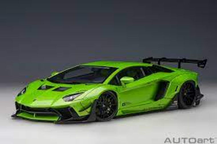 Auto Art #79243 1/18 Lamboghini Aventador Liberty Walk LB-Works (Pearl Green)