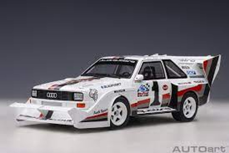 Auto Art #88700 1/18 Audi Quattro S1 Pikes Peak Winner 1987