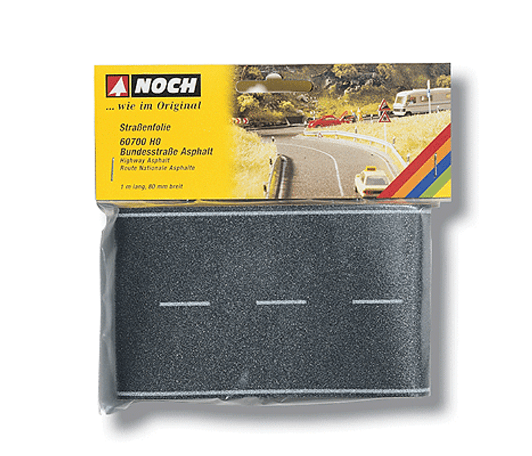 Noch # 60700 HO Flexible Pavement -- Highway Asphalt 40 x 3-13/64" 100 x 80cm