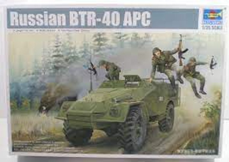 Trumpeter #05517 1/35 Russian BTR-40 APC-Preloved