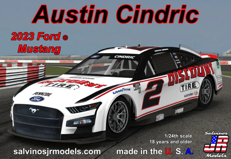 Salvinos JR #PF2023ACP 1/24 2023 Ford Mustang-Austin Cindric