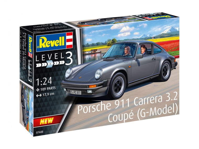 Revell # 07688 1/24 Porsche 911 Carrera 3.2 Coupé (G-Model)