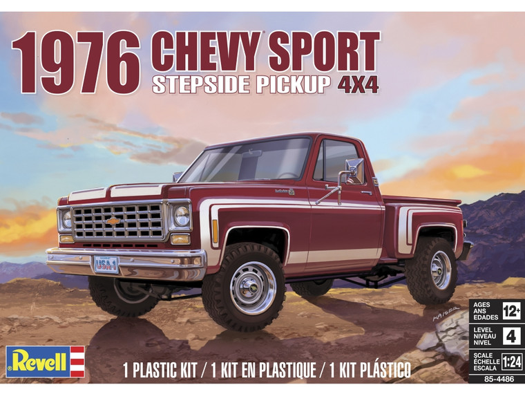 Revell # 4486 1/5 76 CHEVY SPORTS STEPSIDE PICKUP