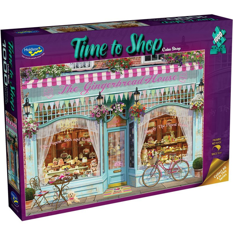 Holdson #77531 Time to Shop Cake Shop 1000 Pce Puzzle