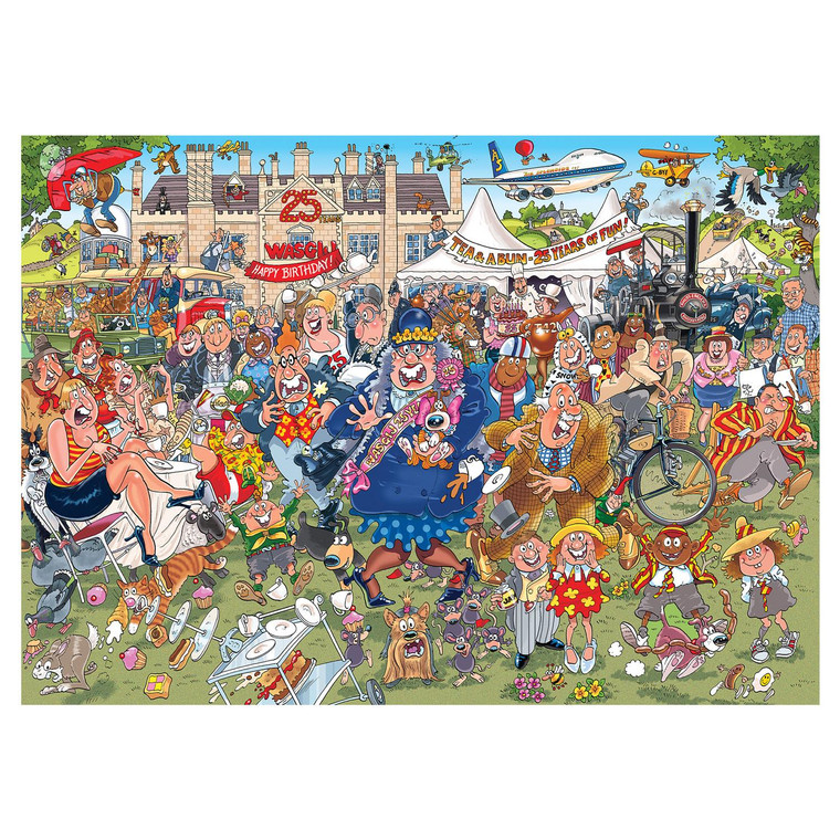 Holdson #77516 Wasgij #40- 25th Anniversary Garden Party 1000 Pce Puzzle