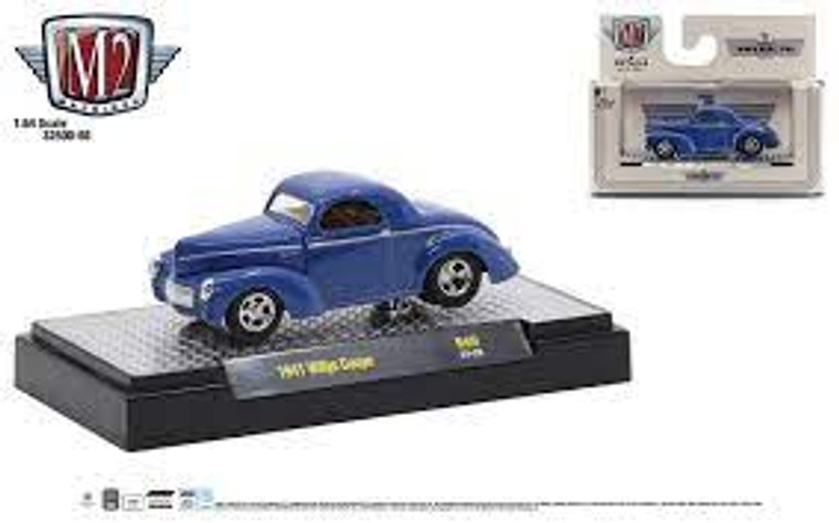 M2 Machines #32500 1/64 1941 Willys Coupe