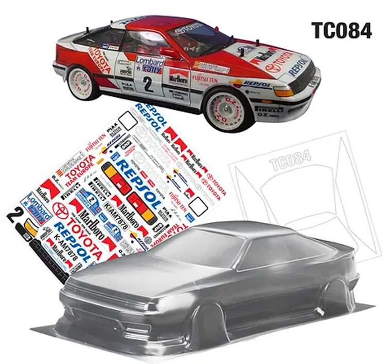 Team C #TC084 1/10 Toyota Celica GT_Four ST165 190mm