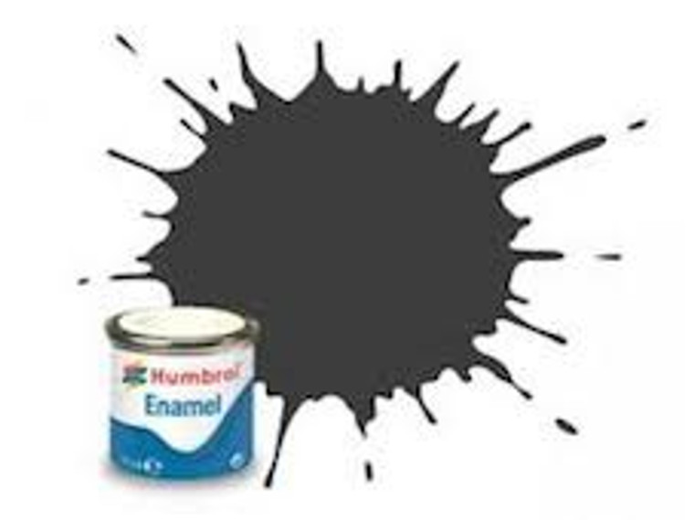 Humbrol Enamel #32 Matt Dark Gray 14ml Tinlet