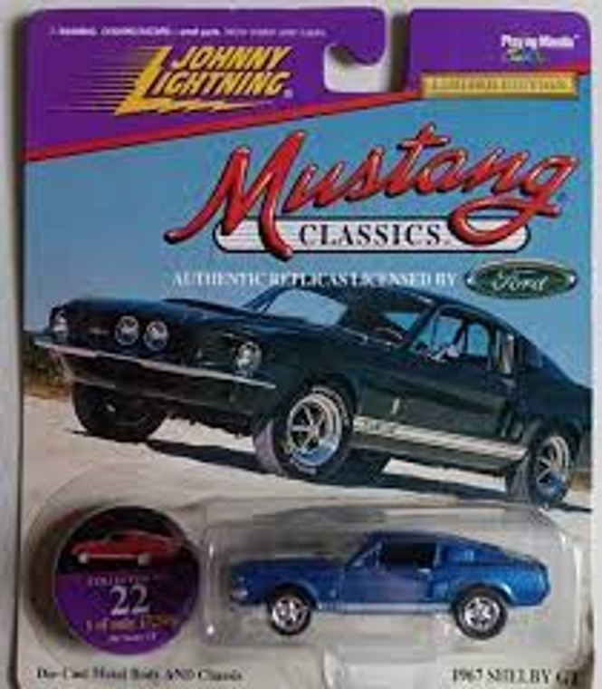 Johnny Lightning #231-03 1/64 67 Shelby GT-Blue
