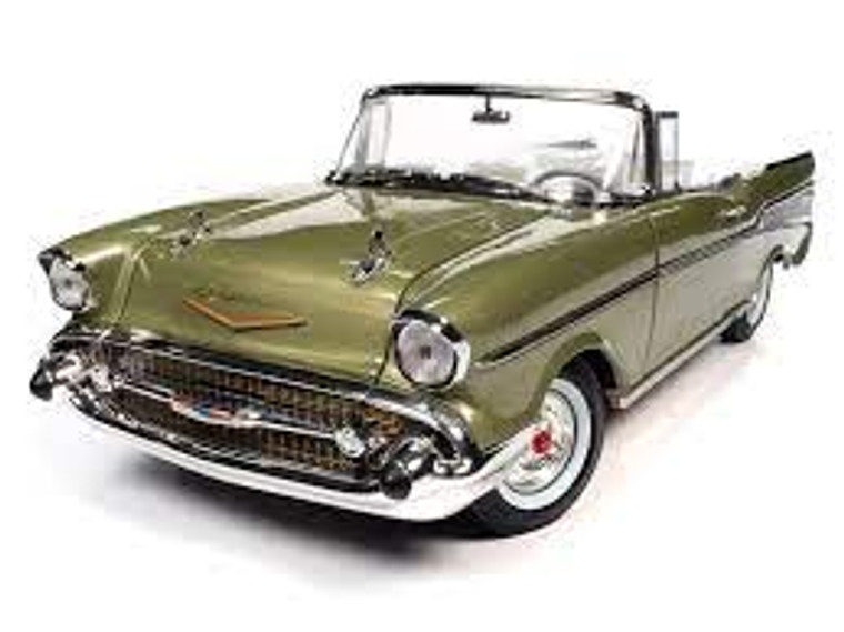 Auto World #AW306 1/18 1957 Chevy Bel Air Convertible-