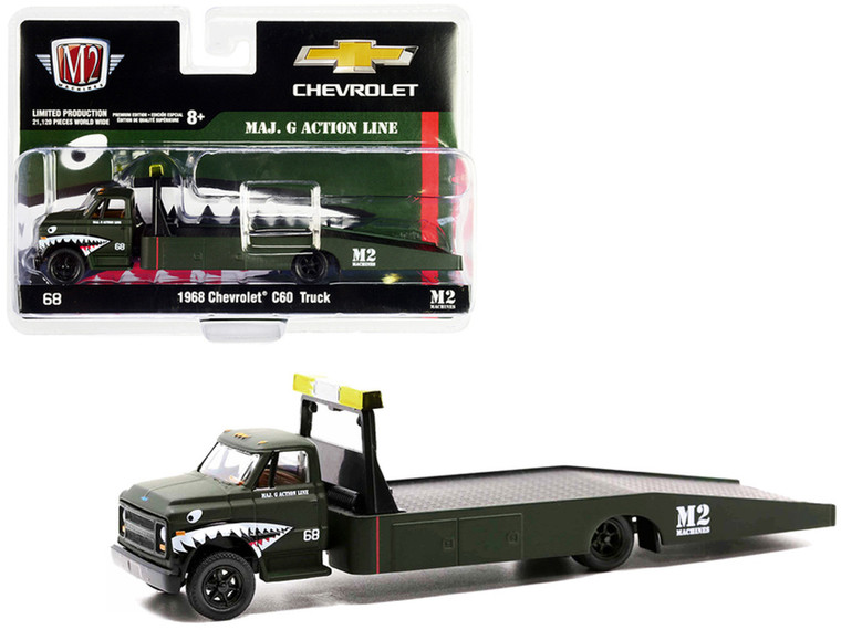 M2 Machines #39100-HS01 1/64 1968 Chevrolet C60 Ramp Truck