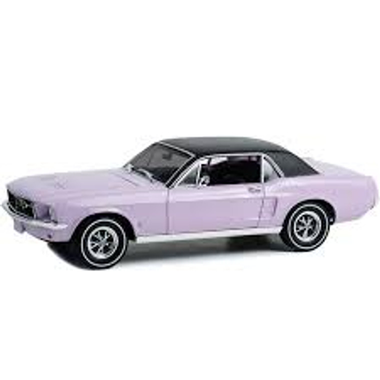 Greenlight #13662 1/18 1967 Mustang Coupe-Evening Orchid