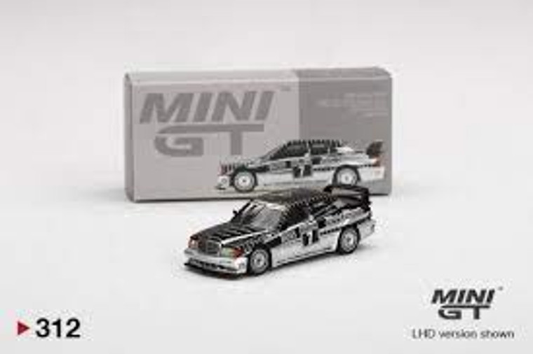 Mini GT #312 1/64 Mecedes Benz 190E 2.5-16 Evo II #7 AMG