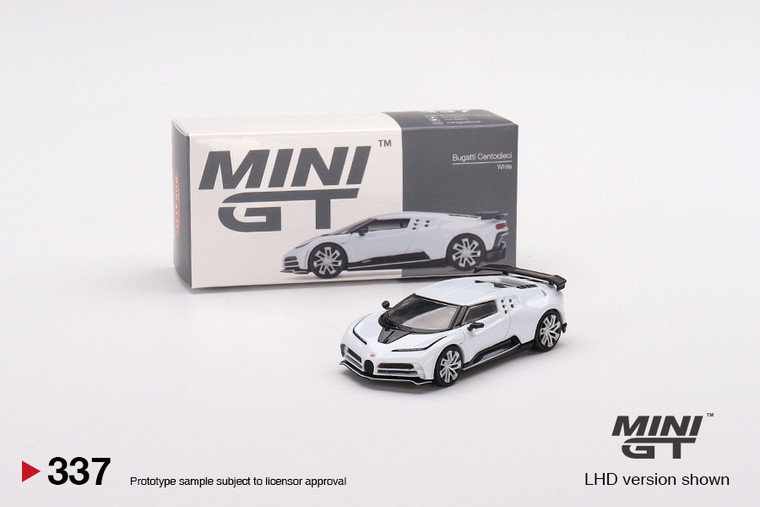 Mini GT #337 1/64 Bugatti Centodieci -White