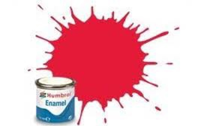 Humbrol Enamel #100238 No.238 Gloss Arrow Red 14ml Tinlet