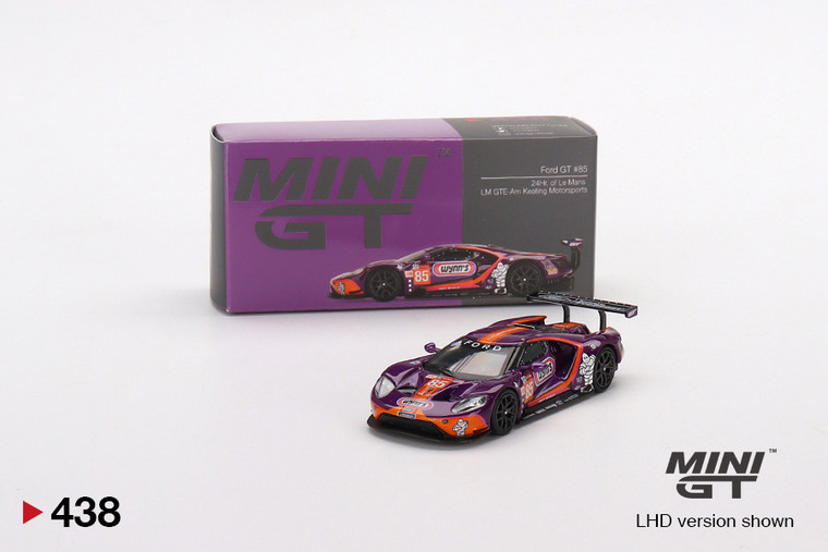 Mini GT #438 1/64 Ford GT #85 Keating Motorsports 2019 24 Hrs of Le Mans LM GTE-Am LHD version