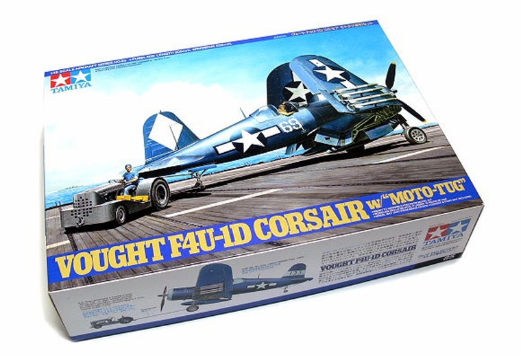 Tamiya # 61085 1/48 Corsair F4U-1D w/Moto-Tug