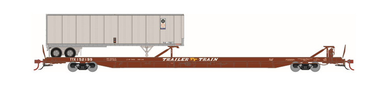Athearn Genesis # ATHG69605 HO F89-F TOFC Flat Car with 40ft Realco Trailer, TTX #152199