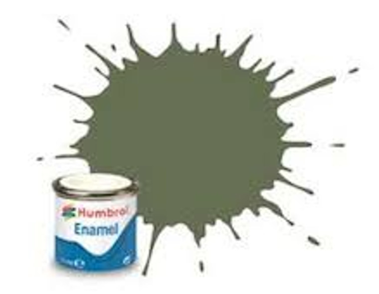 Humbrol Enamel #105 Matt Marine Green 14ml Tinlet