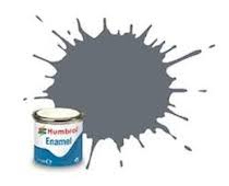 Humbrol Enamel #5 Gloss Dark Admiralty Grey 14ml Tinlet