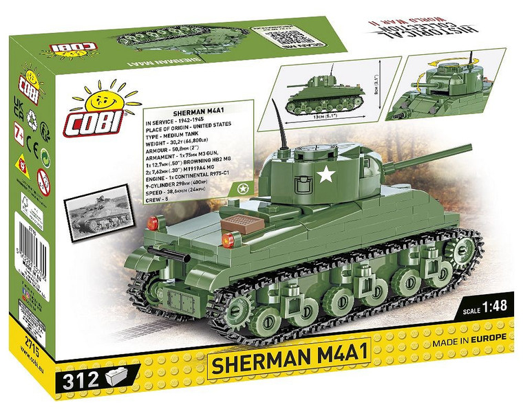 Cobi # 2715  Sherman M4A1