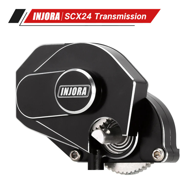 INJORA #  SCX24 CNC Aluminium Complete Transmission Gearbox