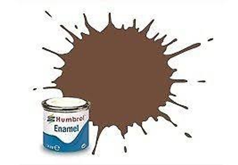 Humbrol Enamel #98 Matt Chocolate 14ml Tinlet