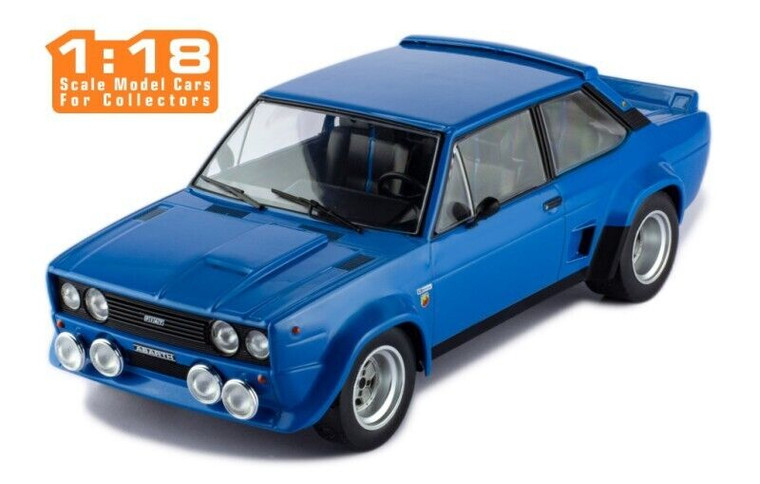 IXO # 18CMC129.22 1/18 1980 Fiat 131 Abarth in Blue
