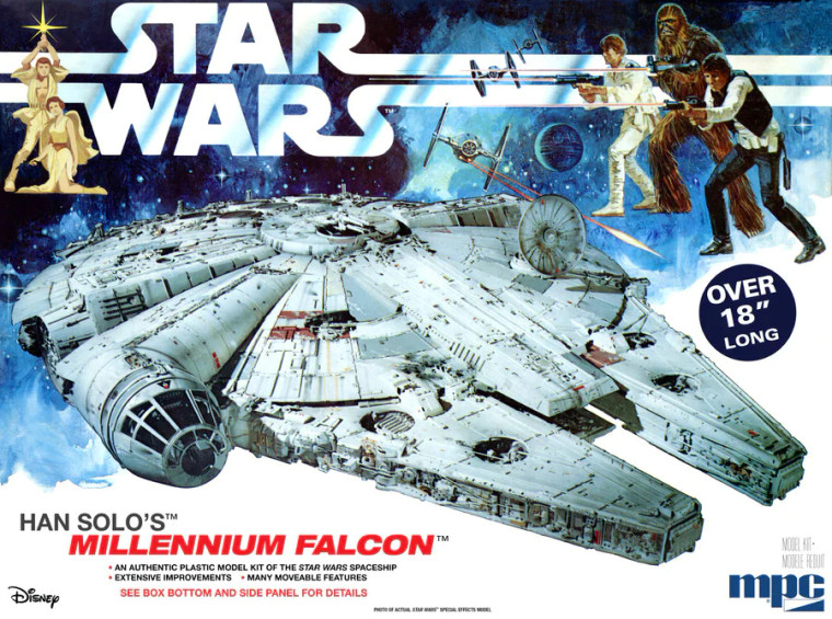 MPC # 0953 1/72 Star Wars: A New Hope Millennium Falcon