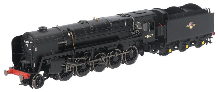 Hornby # R30133 OO Class 9F 2-10-0 92097 in BR black with late crest