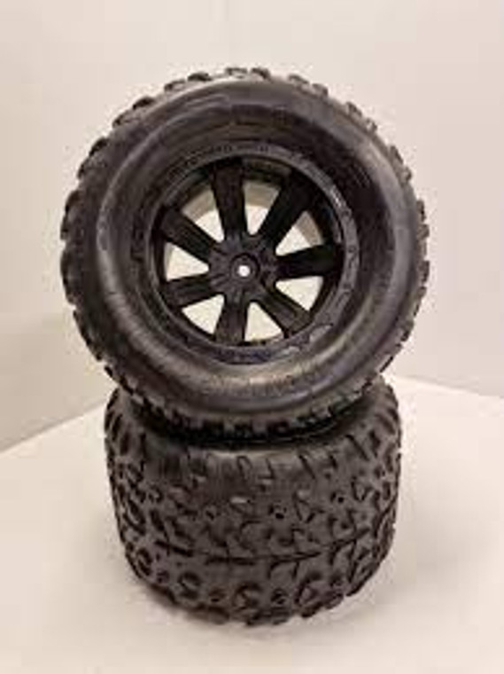 ARRMA #AR550014 Copperhead MT Glued Tyre/Wheel -Black