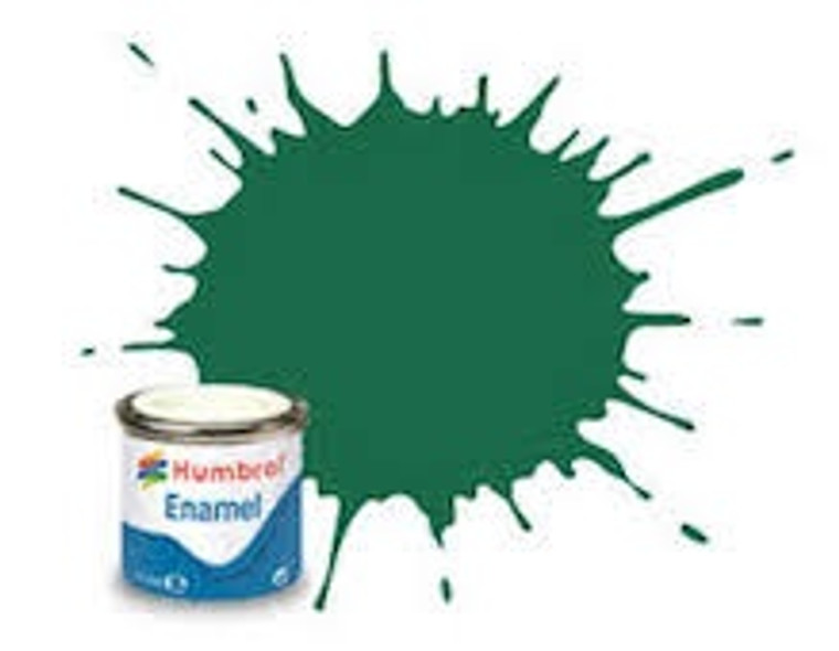 Humbrol Enamel #30 Matt Dark Green 14ml Tinlet